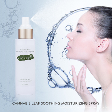 Tonique pour la peau contre l&#39;acné à l&#39;huile de chanvre biologique Toner pour le visage avec marque de distributeur Toner hydratant à la feuille de chanvre CBD pour réduire les pores Bonne texture Toner pour le visage Cosmétiques